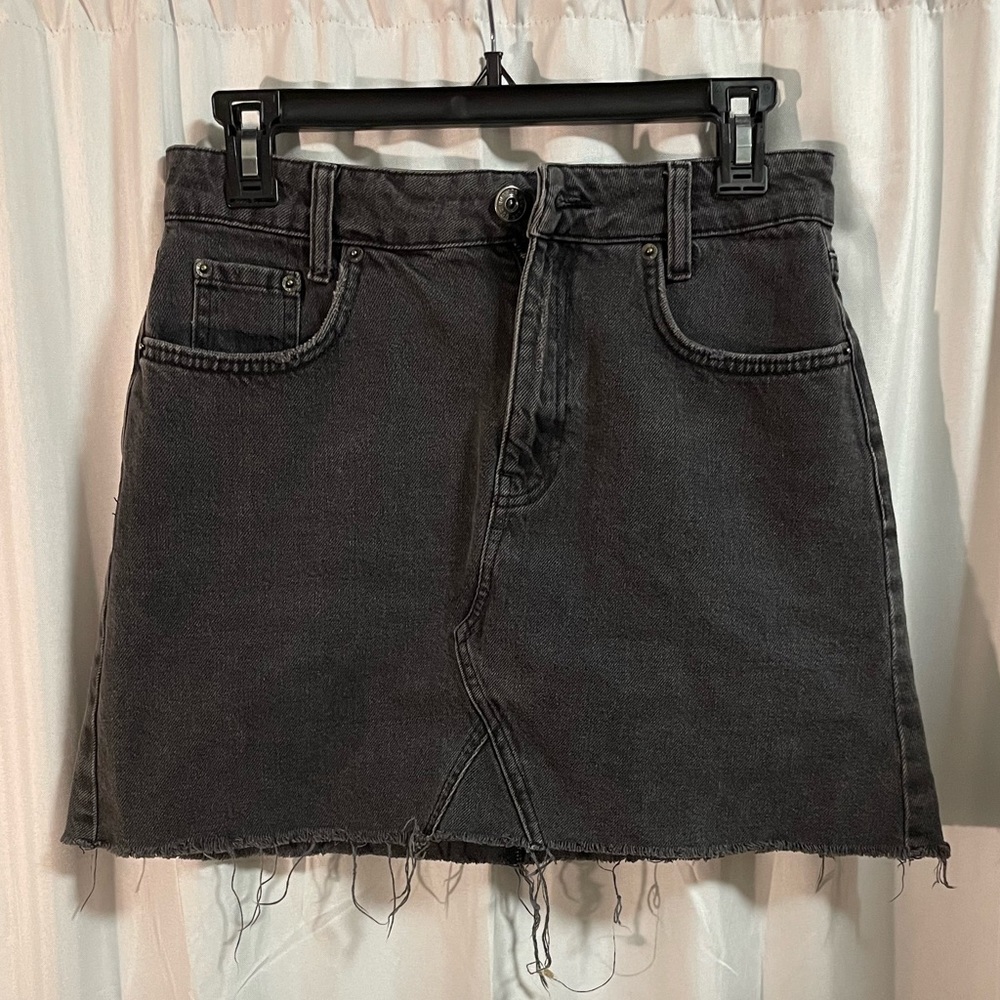 BDG Black Denim Skirt